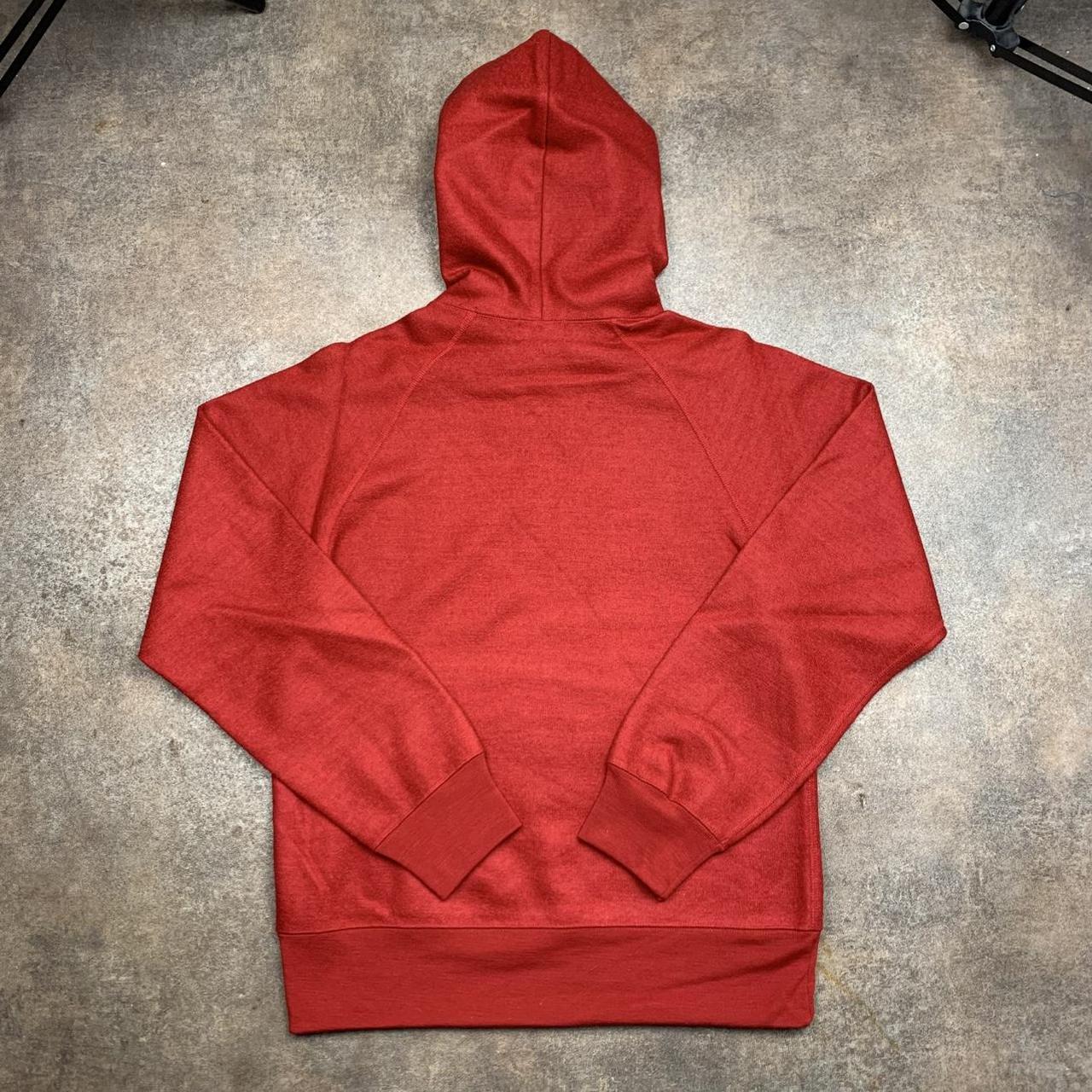 Hysteric Glamour 00s red boxy graphic hoodie