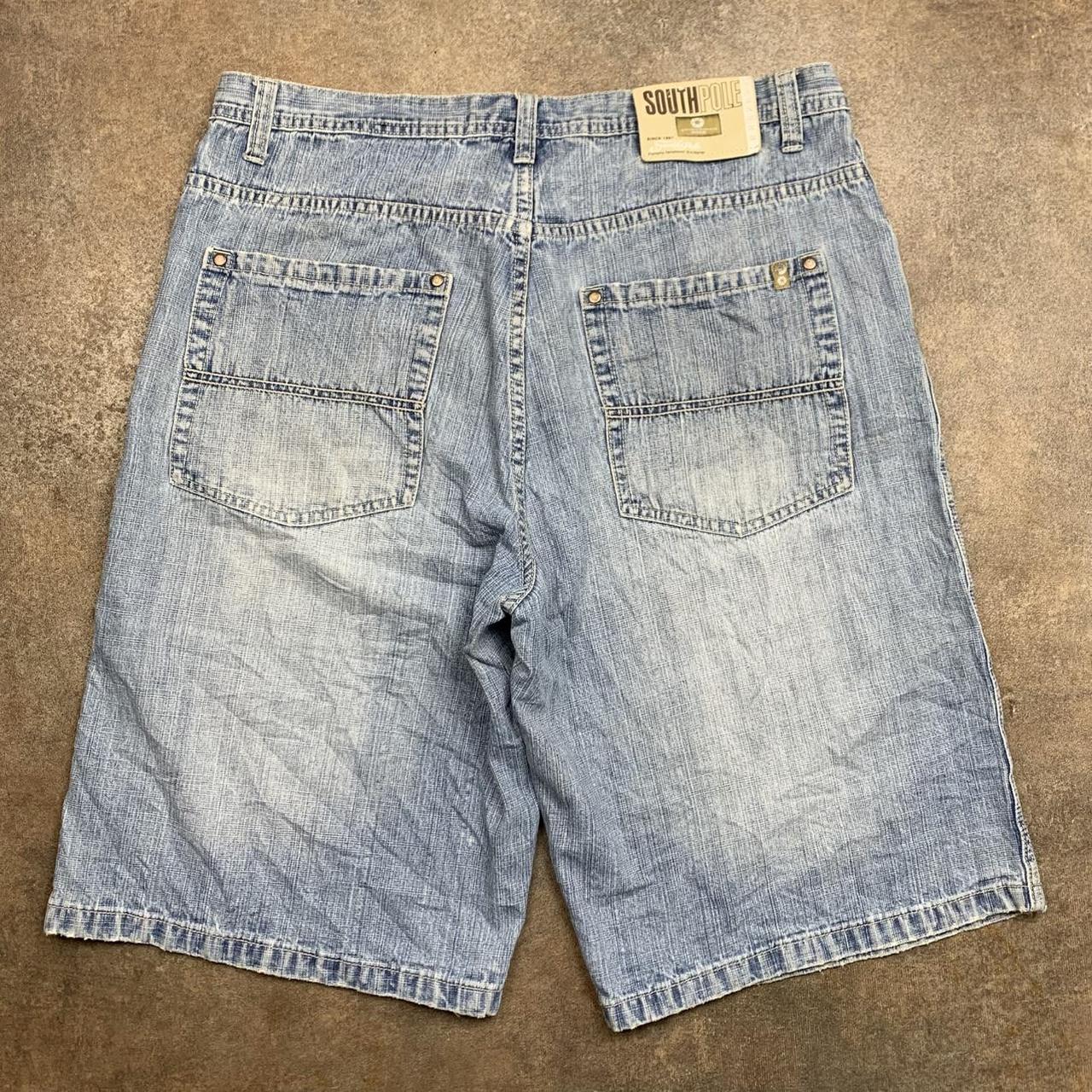 Southpole 00s light blue baggy denim jorts