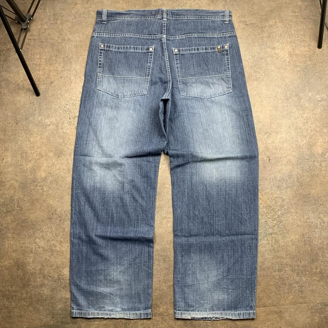 Southpole 00s baggy washed navy blue denim jeans