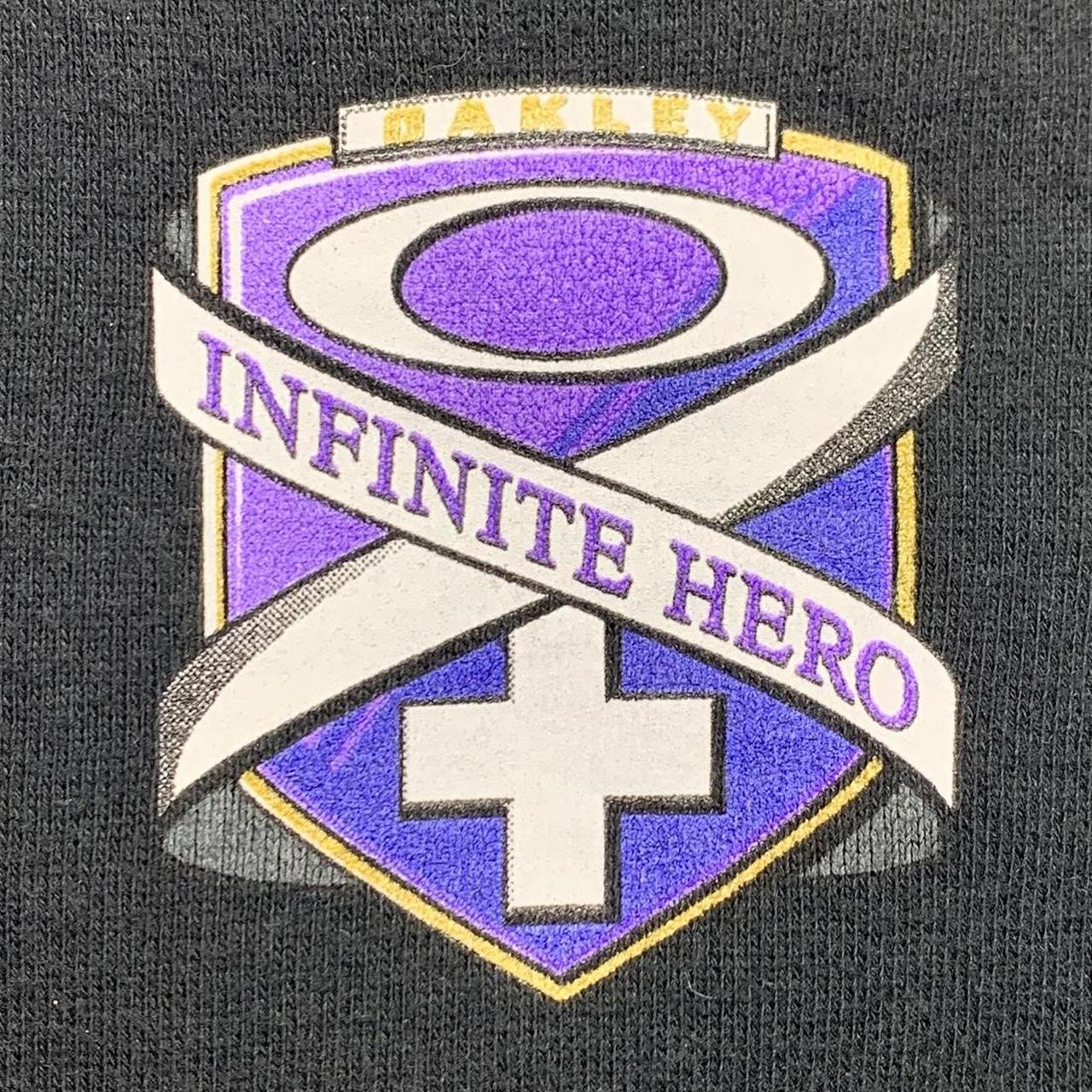 Oakley x Infinite Hero 00s black baggy zip hoodie