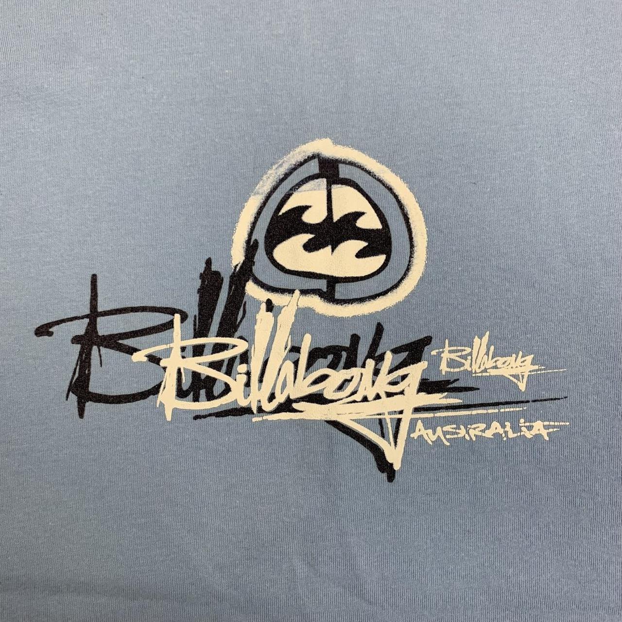 Billabong Australia 90s light blue graphic tee