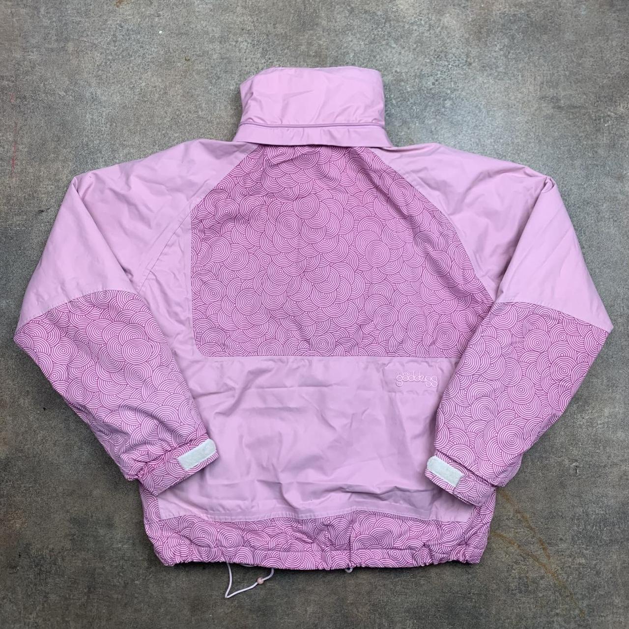 Mambo 90s Goddess pink graphic ski jacket