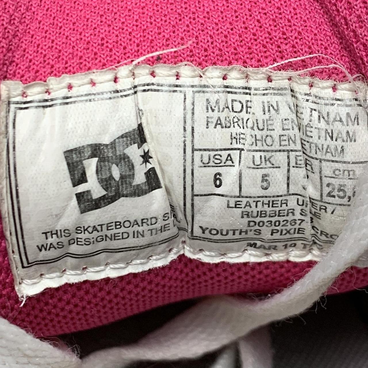 DC Shoes Pixies 00s white pink chunky trainers