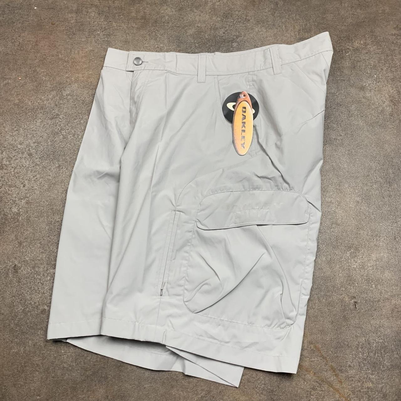 Oakley Software 00s baggy white cargo shorts
