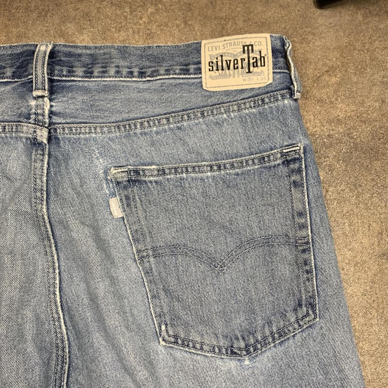 Levi's Silvertab 00s light blue baggy denim jeans