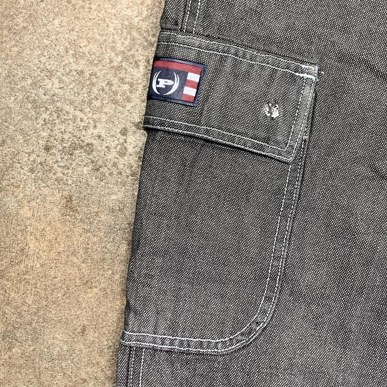 Phat Farm 00s baggy grey cargo denim jeans