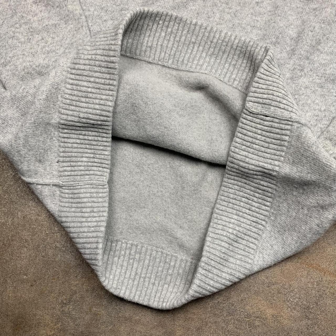 Animal 00s light grey boxy quarter zip fleece