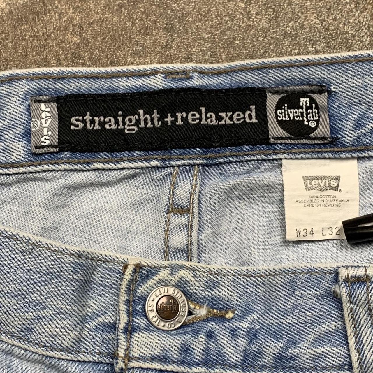 Levi’s Silvertab 00s baggy pale blue denim jeans