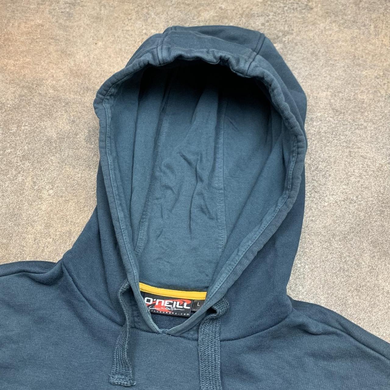 O'Neill 00s blue graphic boxy hoodie