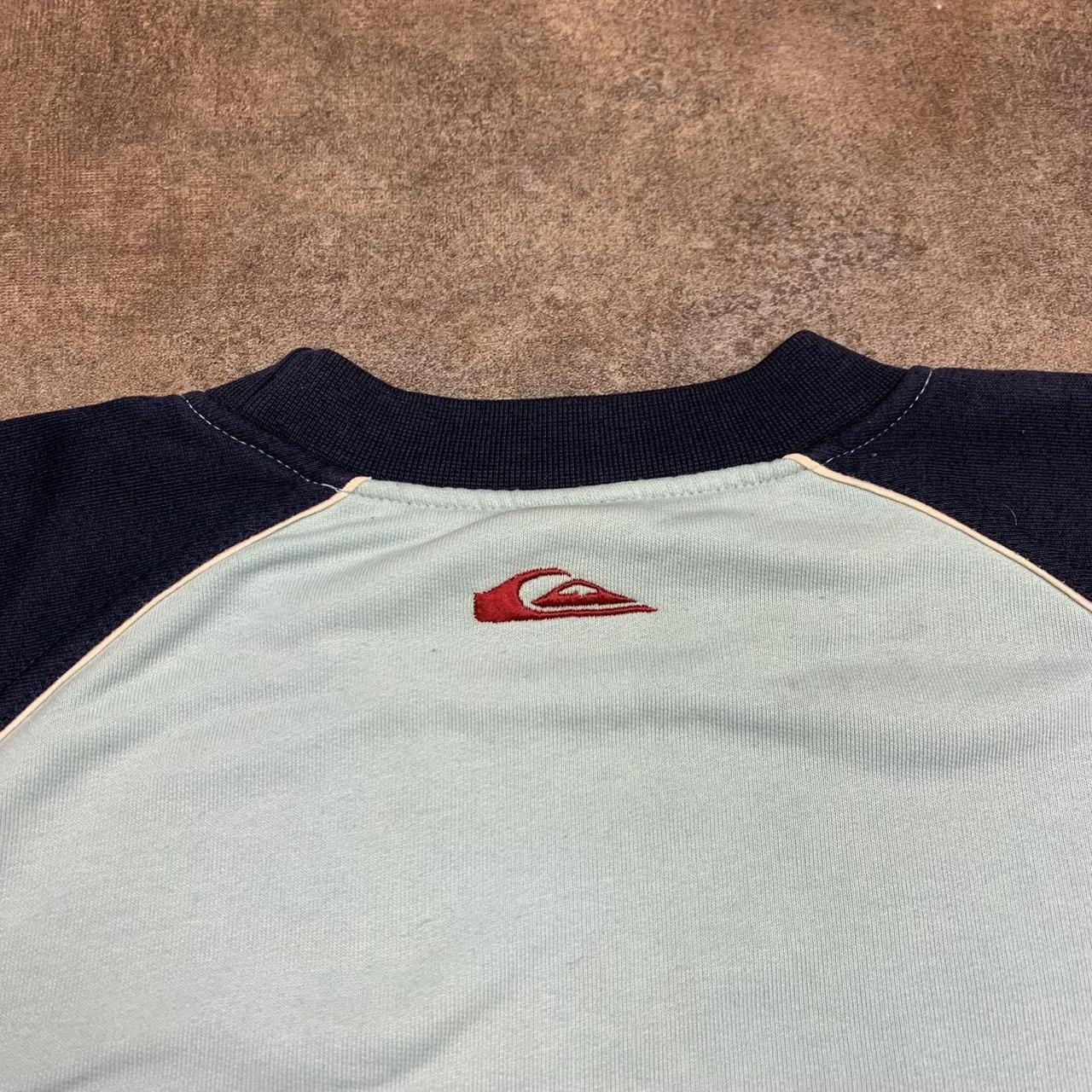 Quiksilver 90s blue navy graphic boxy sweatshirt