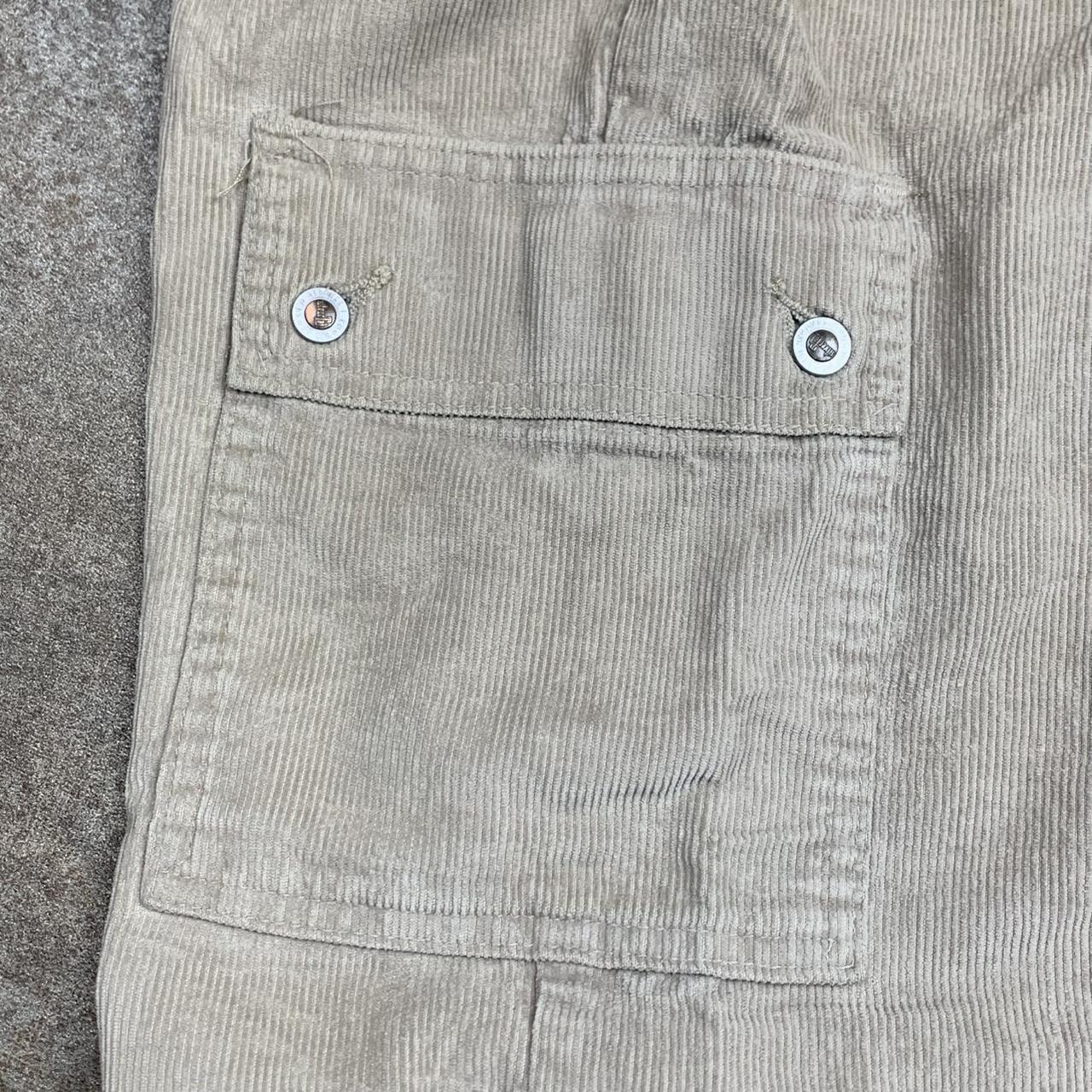 Levi’s Silvertab 90s baggy corduroy cream cargo jeans