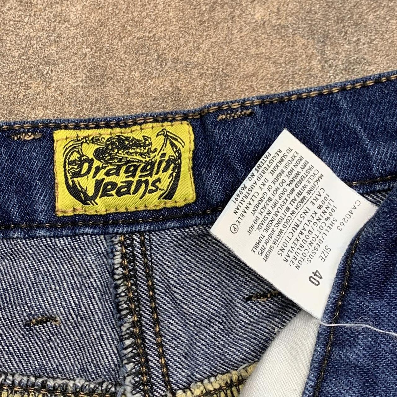 Draggin' 00s navy lined heavyweight denim jeans