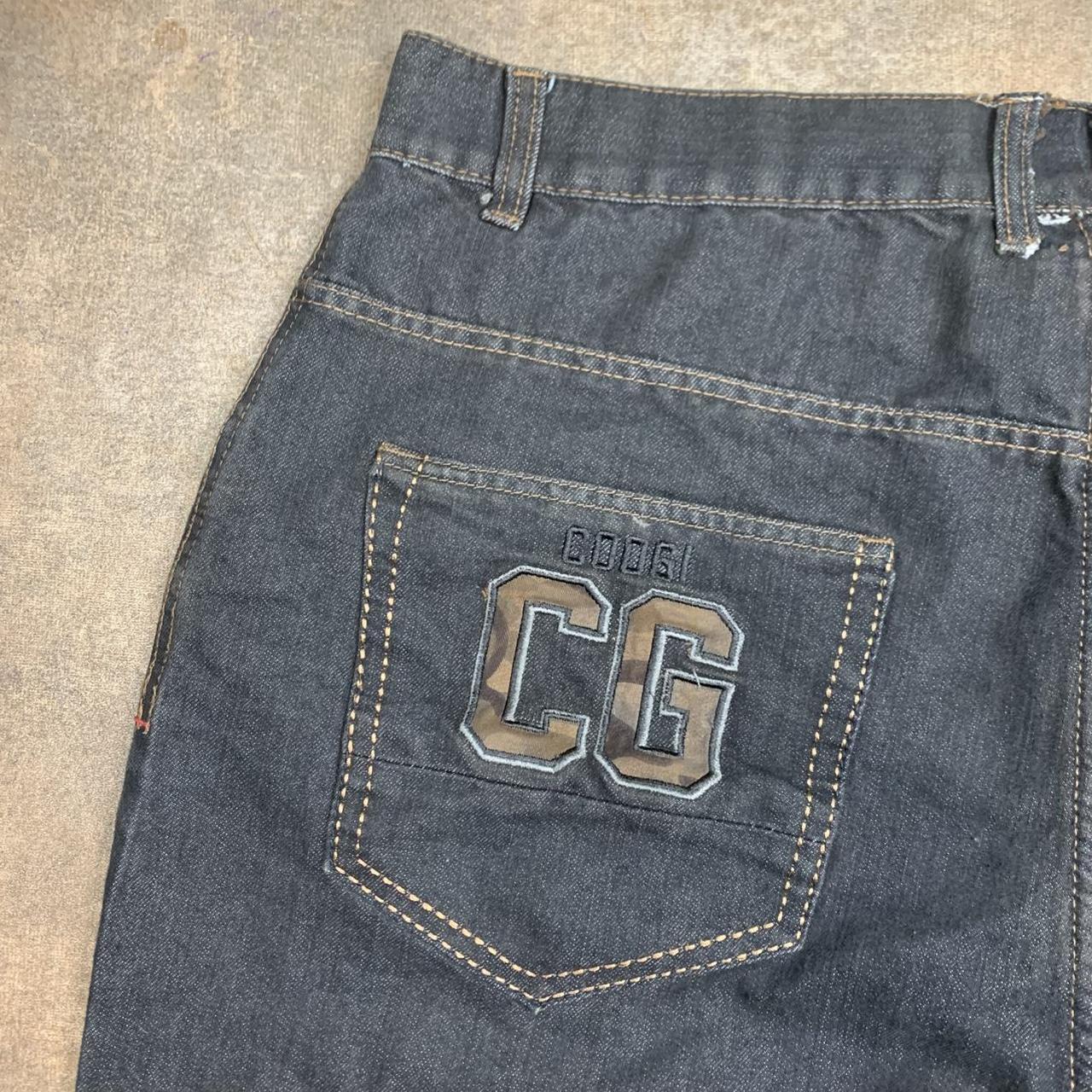 Coogi 00s graphic navy denim jeans