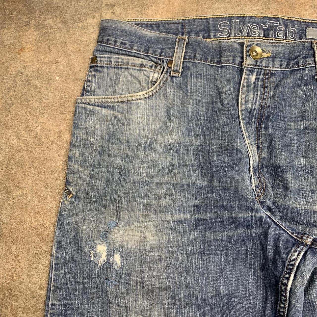 Levi’s Silvertab 00s baggy navy blue denim jeans