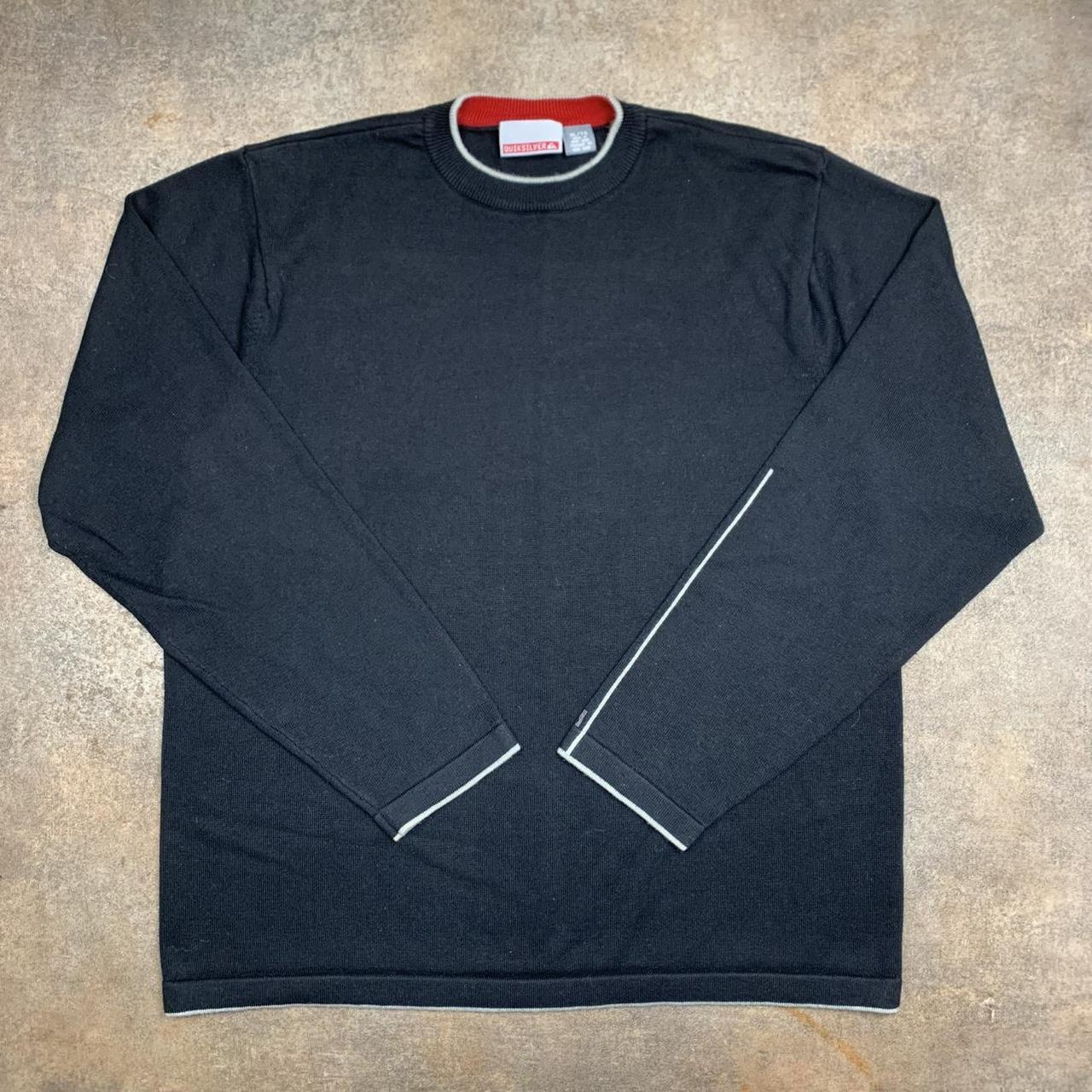 Quiksilver 90s black knit jumper