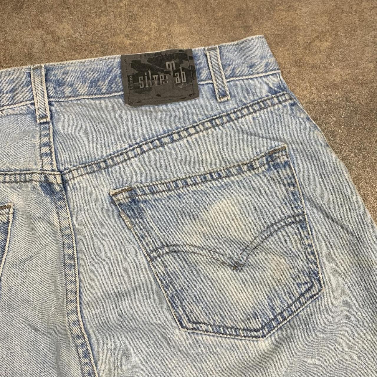 Levi’s Silvertab 00s baggy pale blue denim jeans