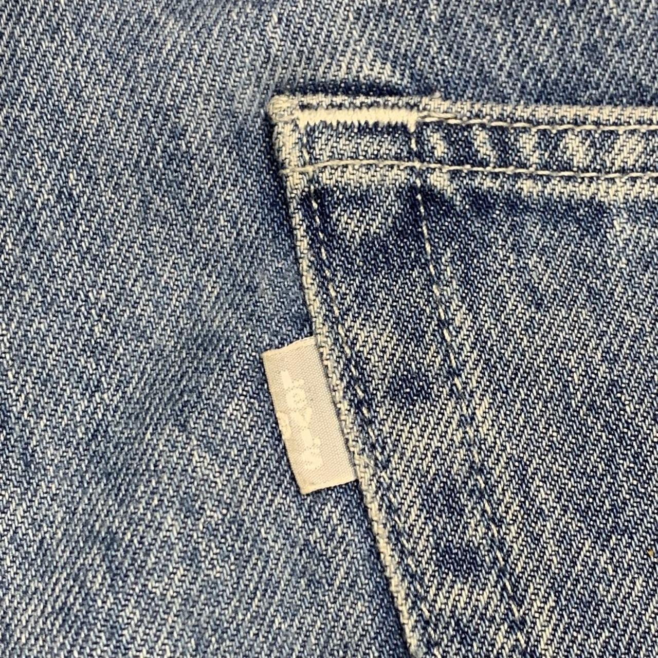Levi's Silvertab 00s baggy blue denim jorts