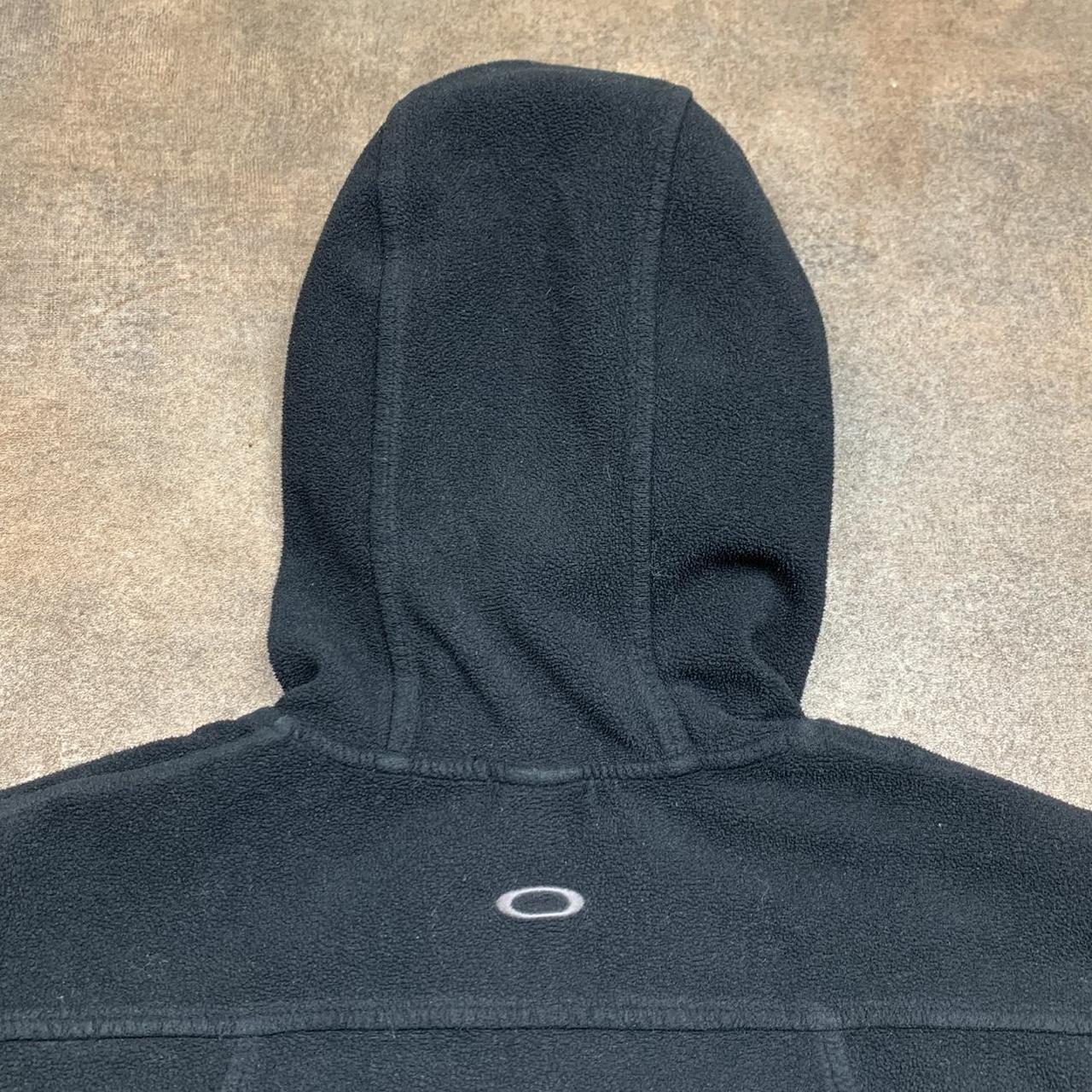 Oakley 00s black utilised fleece hoodie