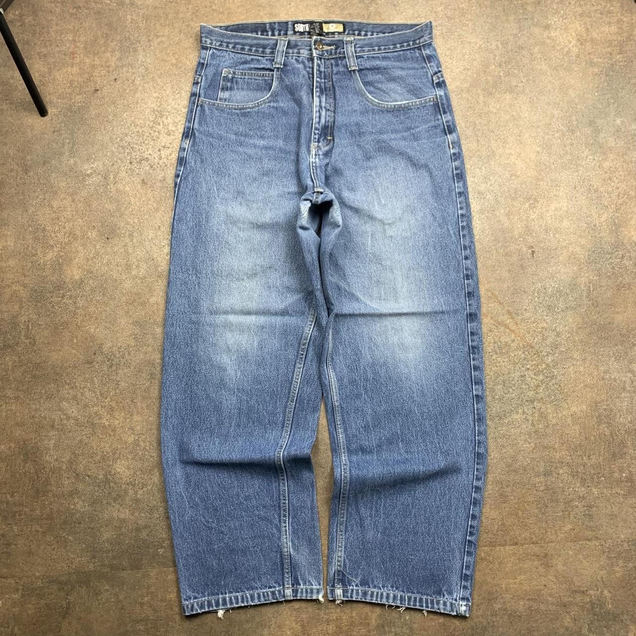 Southpole 00s baggy navy blue jeans