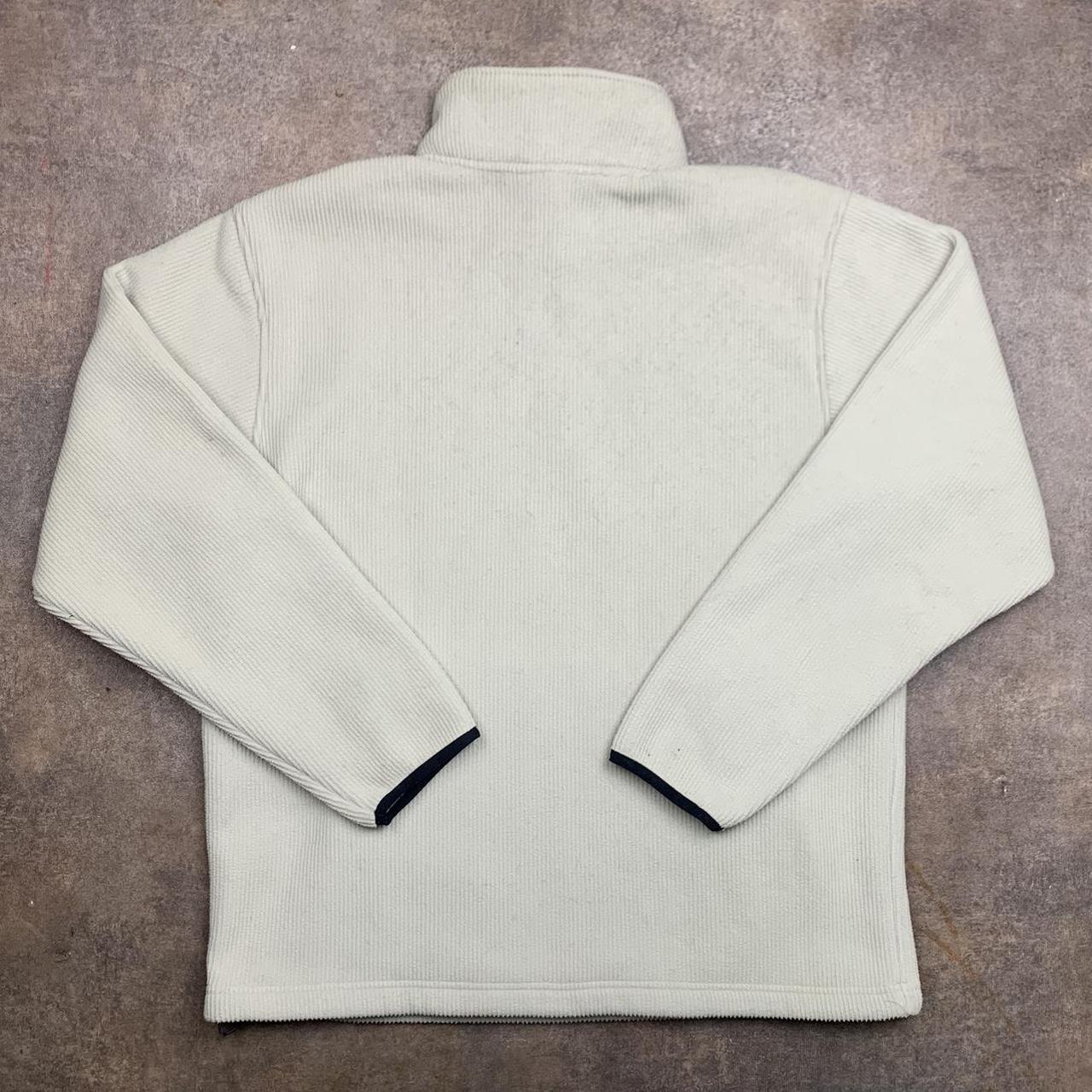 Quiksilver 90s quarter zip chunky knit cream jumper