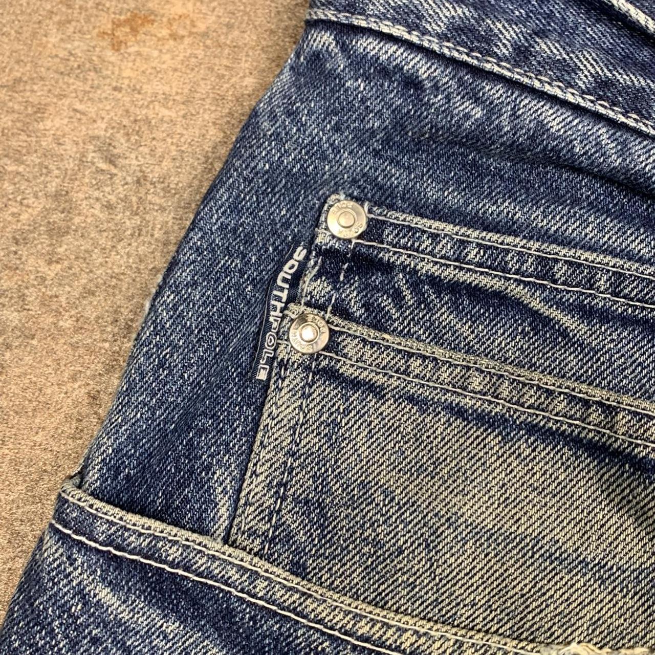 Southpole 00s graphic carpenter baggy blue denim jeans
