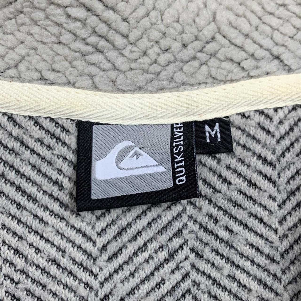 Quiksilver 90s graphic chunky knit cream jumper