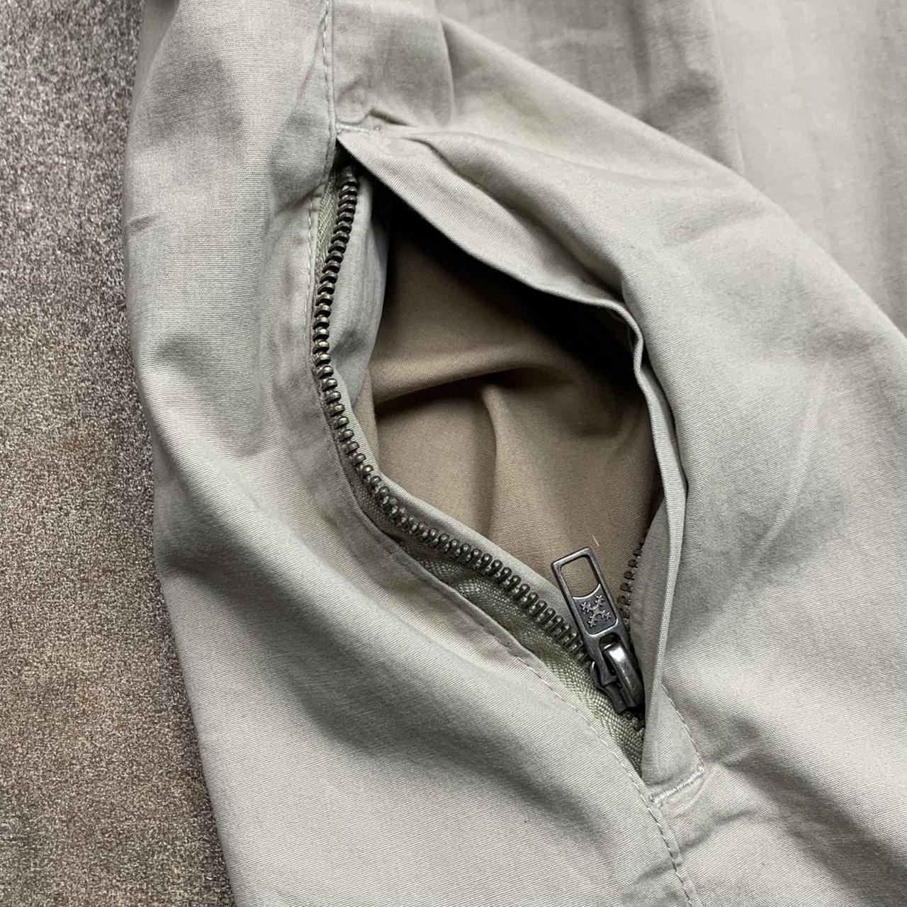 Oxbow 00s cream baggy cargo trousers