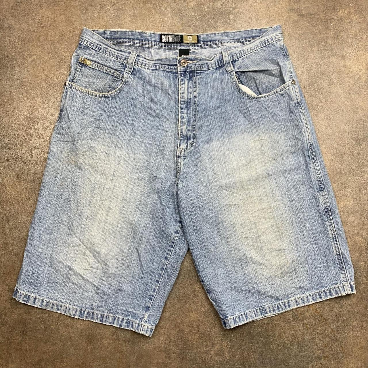 Southpole 00s light blue baggy denim jorts