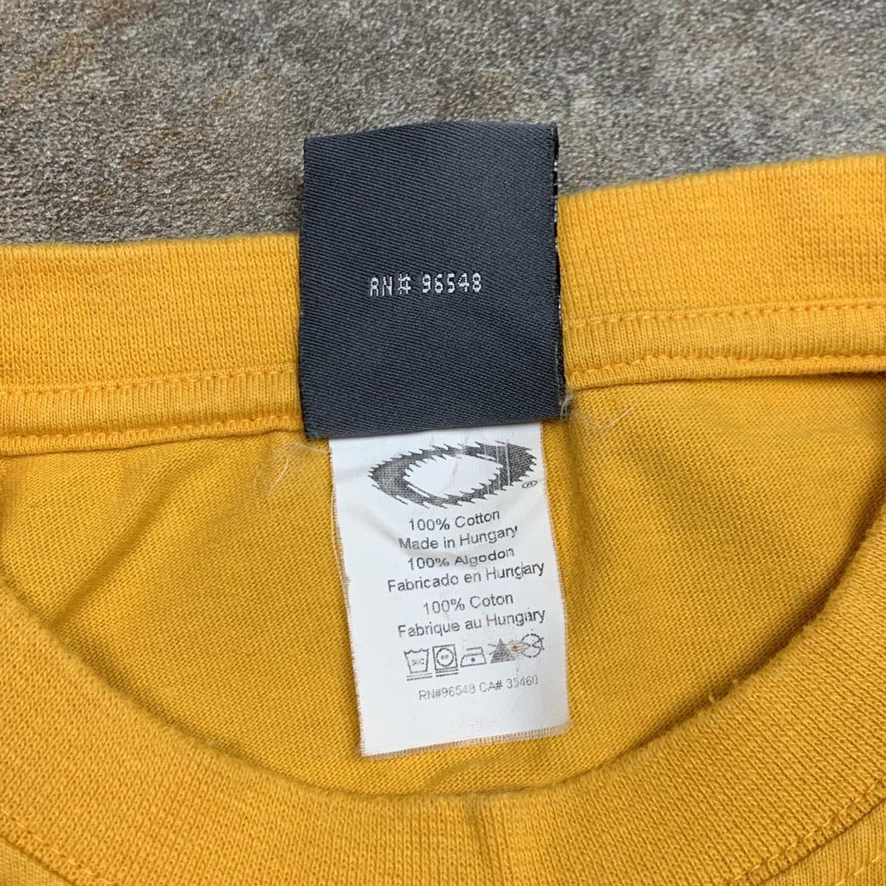 Oakley Software 90s cyber squid yellow graphic tee