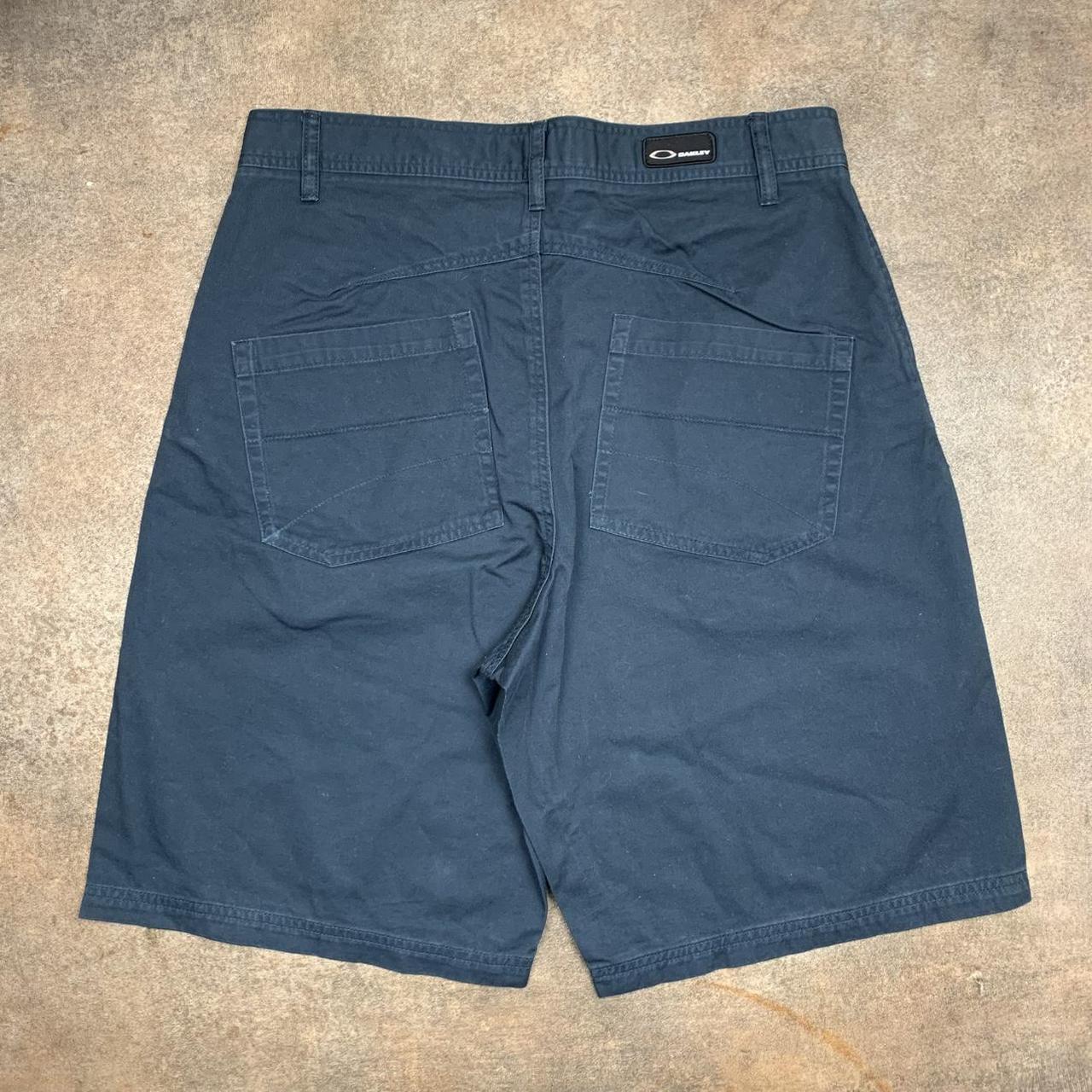 Oakley Software 00s navy baggy denim shorts