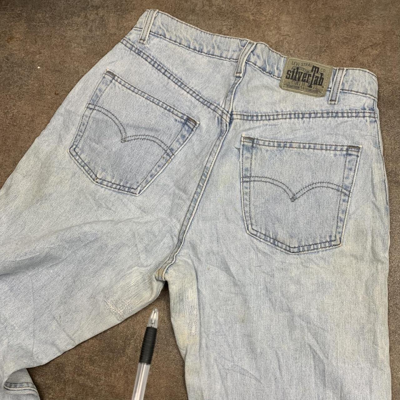 Levi’s Silvertab 00s baggy pale blue denim jeans