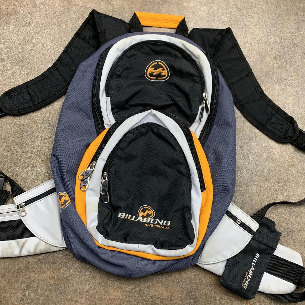 Billabong Australia 90s blue orange white backpack