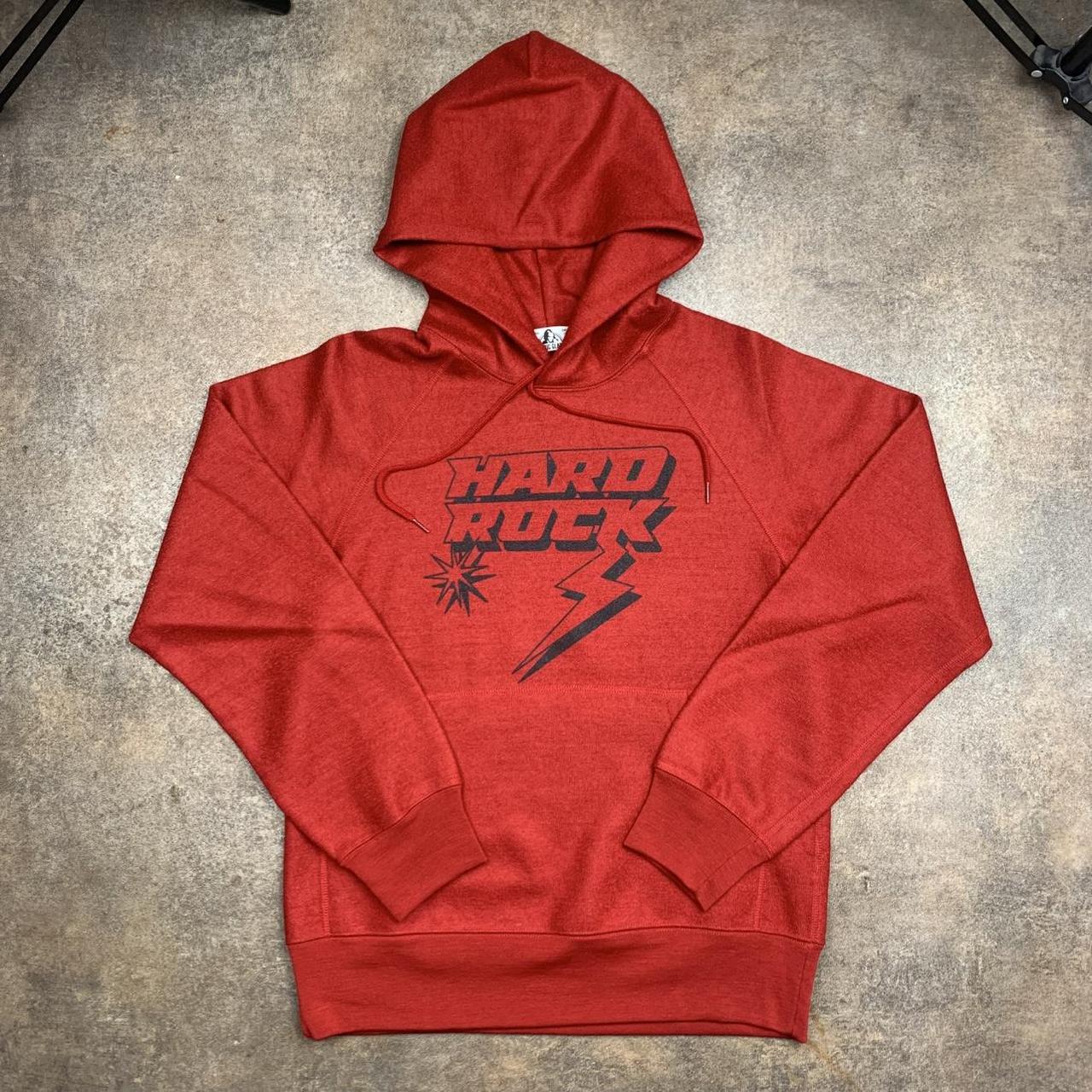 Hysteric Glamour 00s red boxy graphic hoodie
