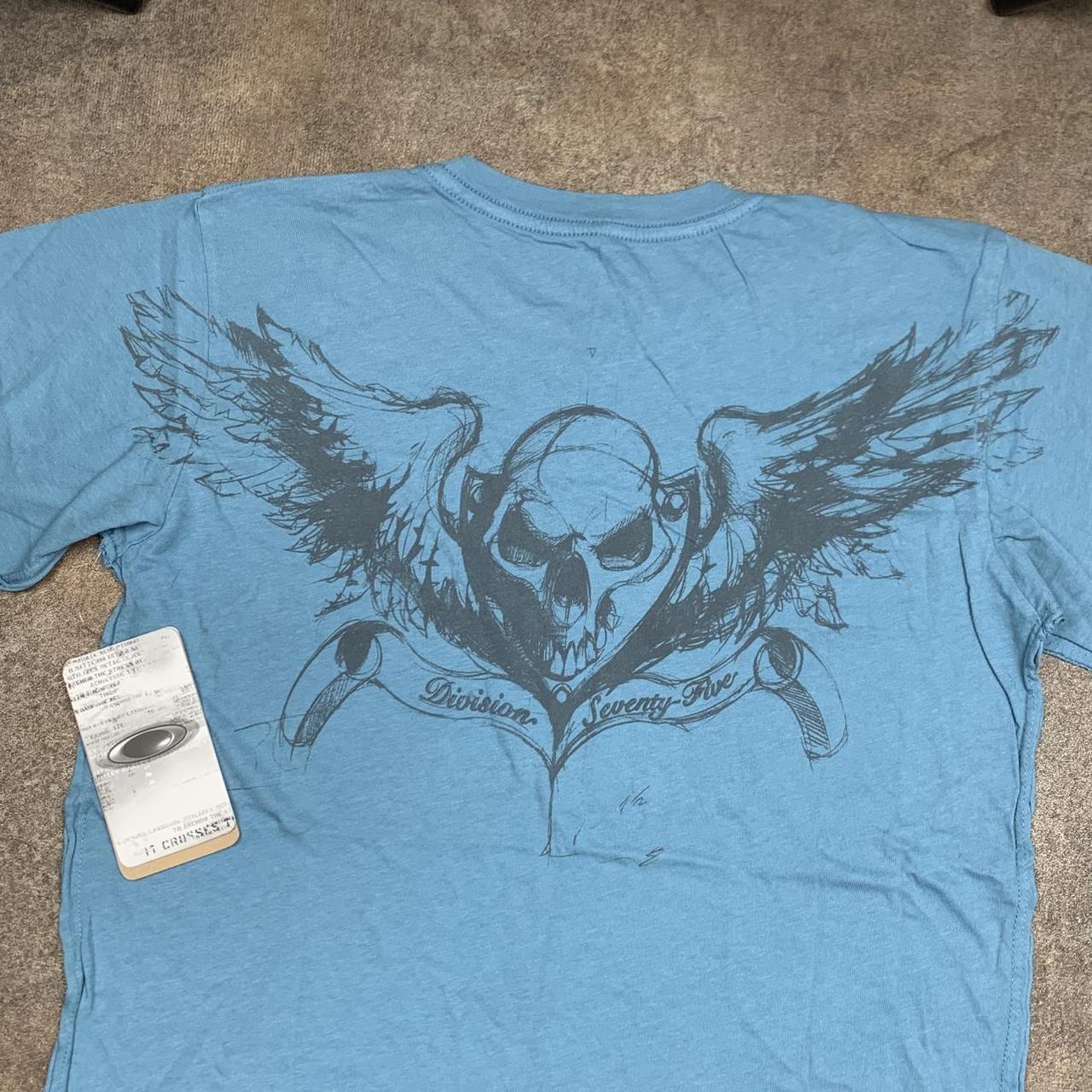 Oakley Flying Tiger 00s blue graphic tee