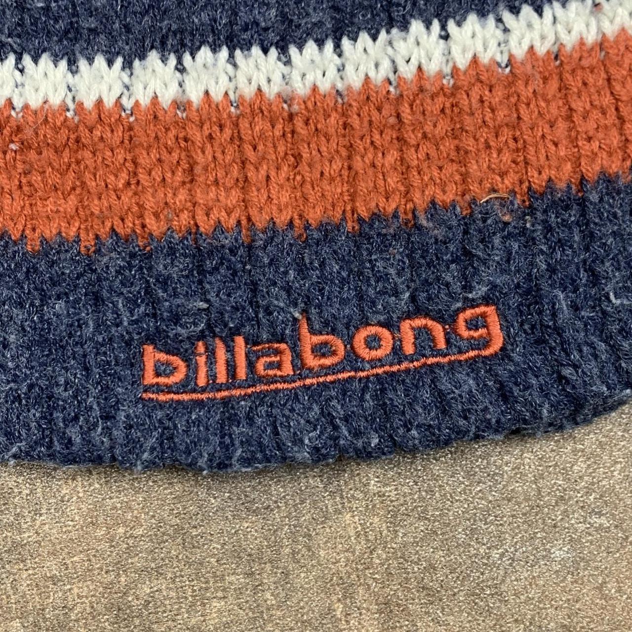 Billabong 90s navy orange beanie