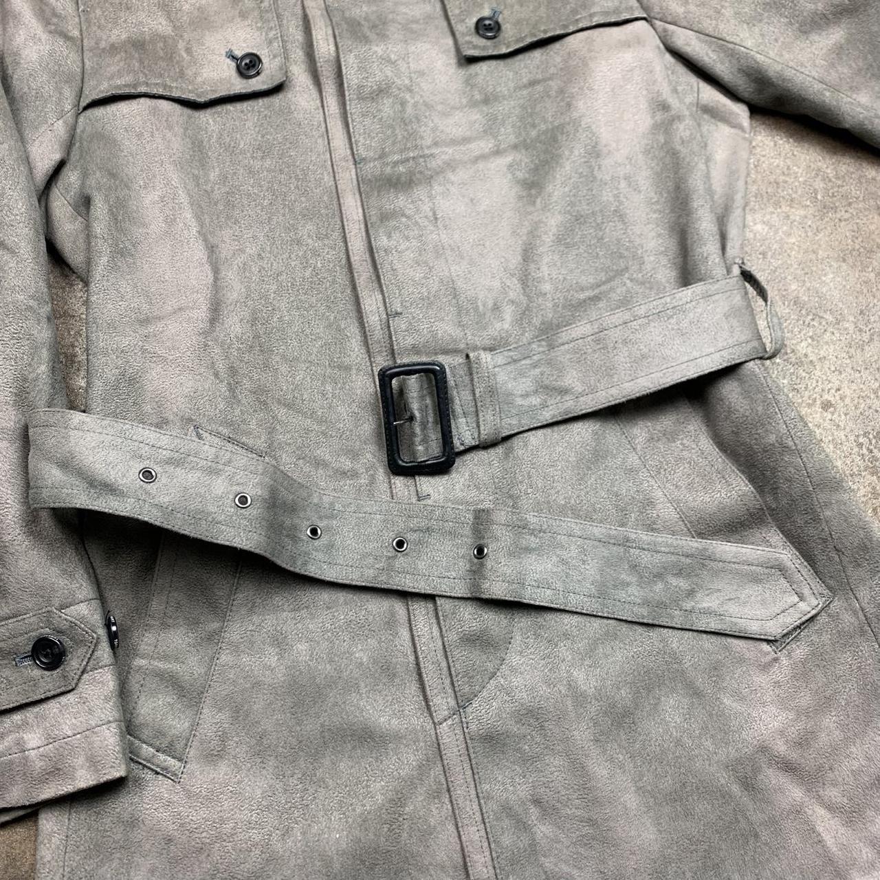 Tornado Mart 00s brushed light grey overcoat