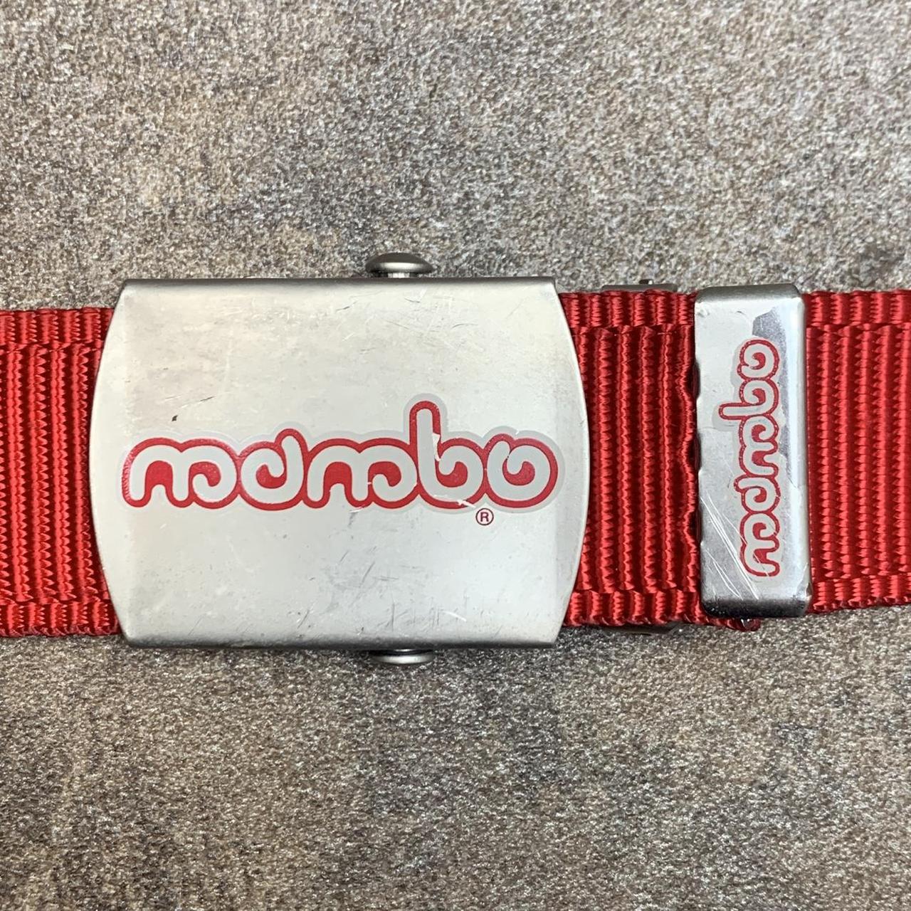 Mambo 00s red webbed belt