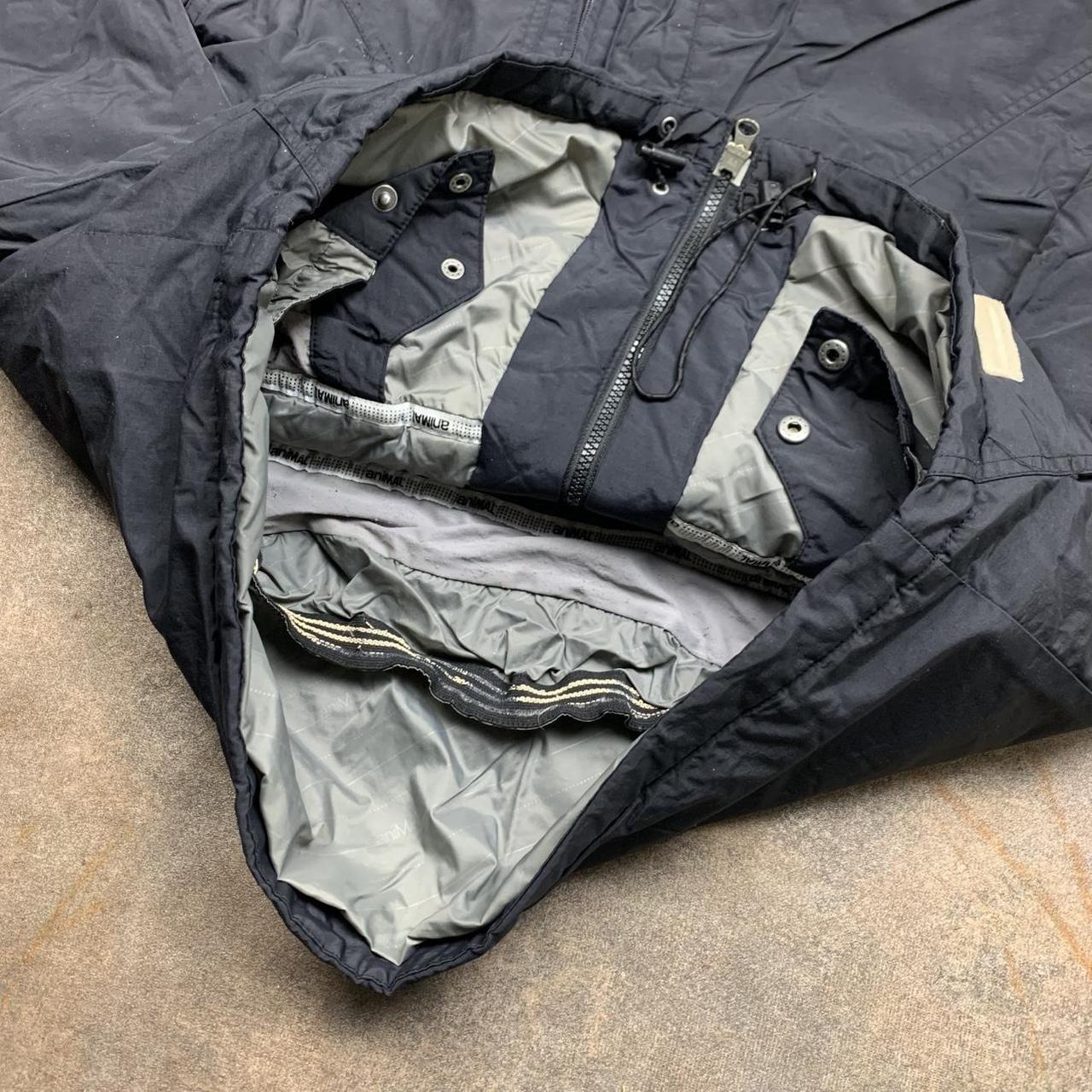 Animal 00s technical black ski jacket