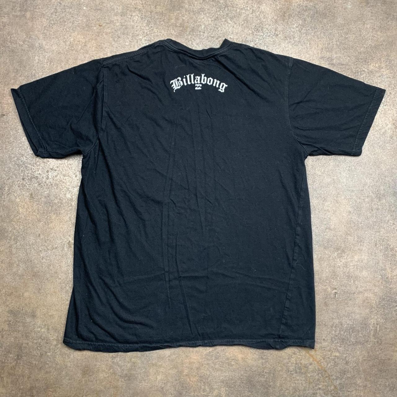 Billabong 00s graphic black grunge tee