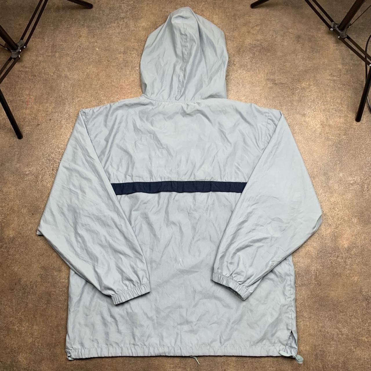 Quiksilver Silver Edition 90s light grey windbreaker jacket