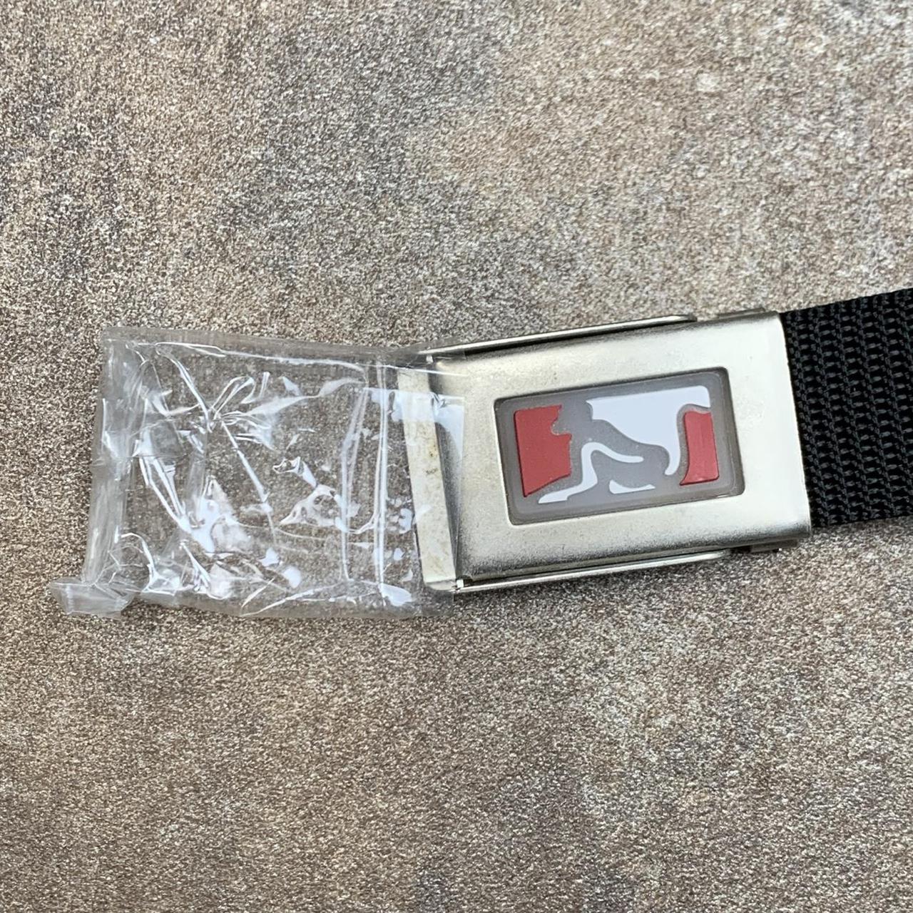 Drunknmunky 00s black webbed buckle belt