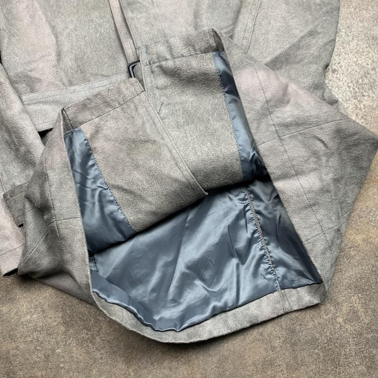 Tornado Mart 00s brushed light grey overcoat