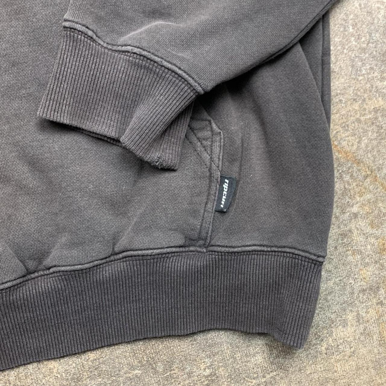 Rip Curl 00s graphic brown baggy hoodie