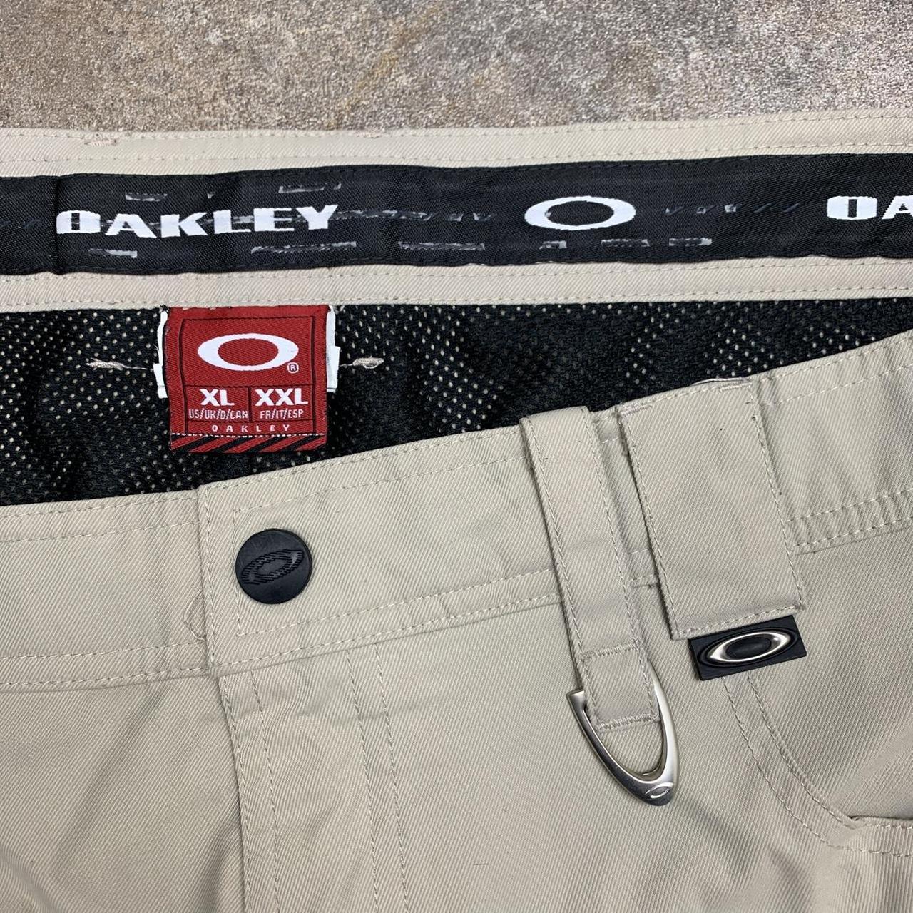 Oakley Software 00s graphic baggy cream salopettes