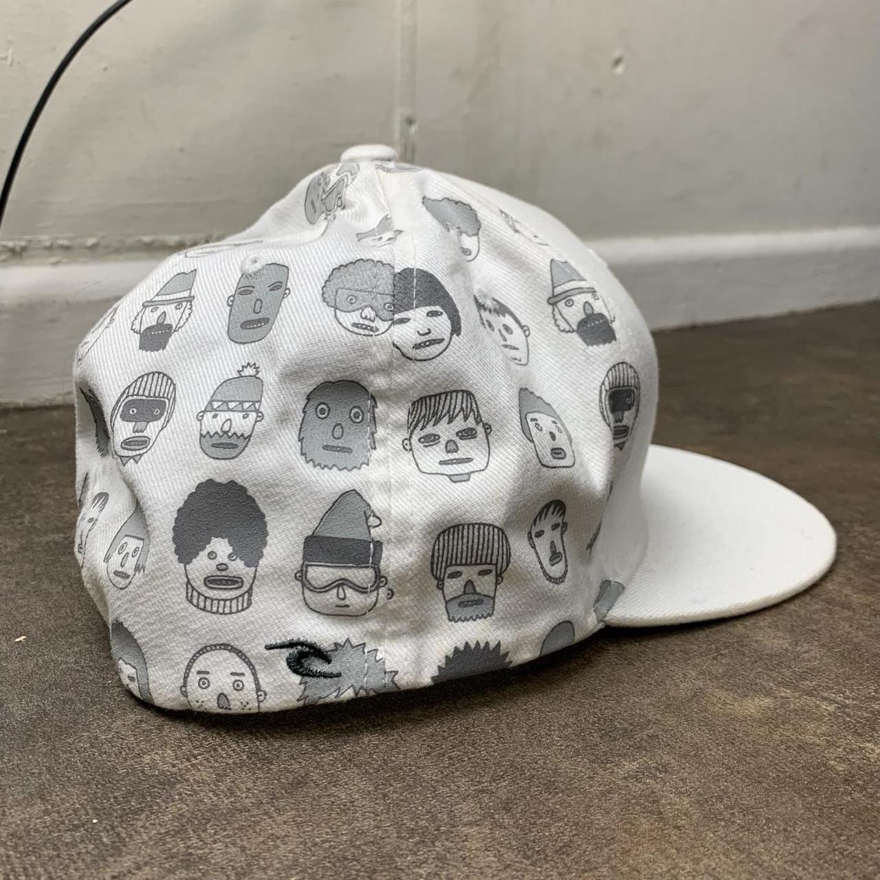 Rip Curl 00s white grey graphic cap