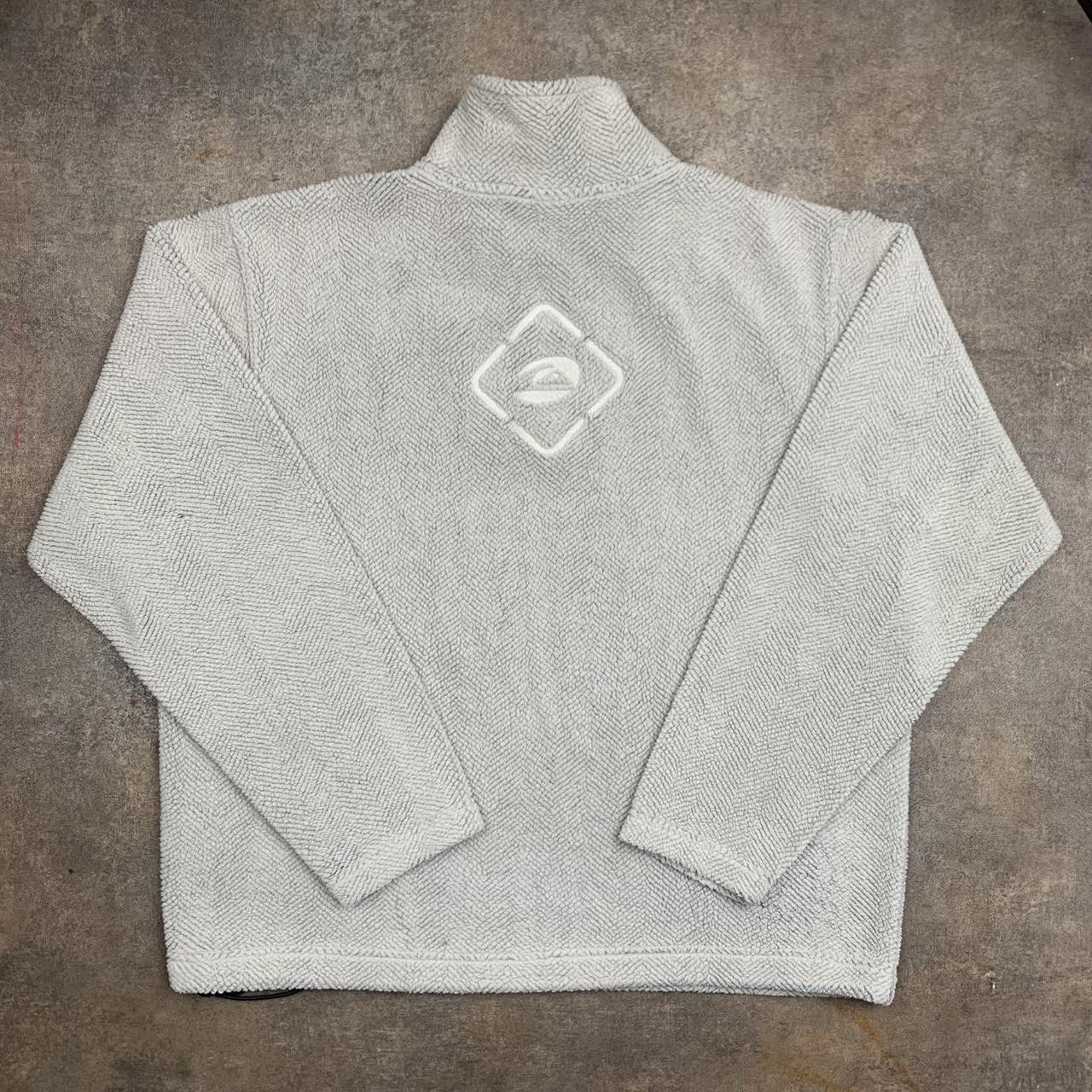 Quiksilver 90s graphic chunky knit cream jumper