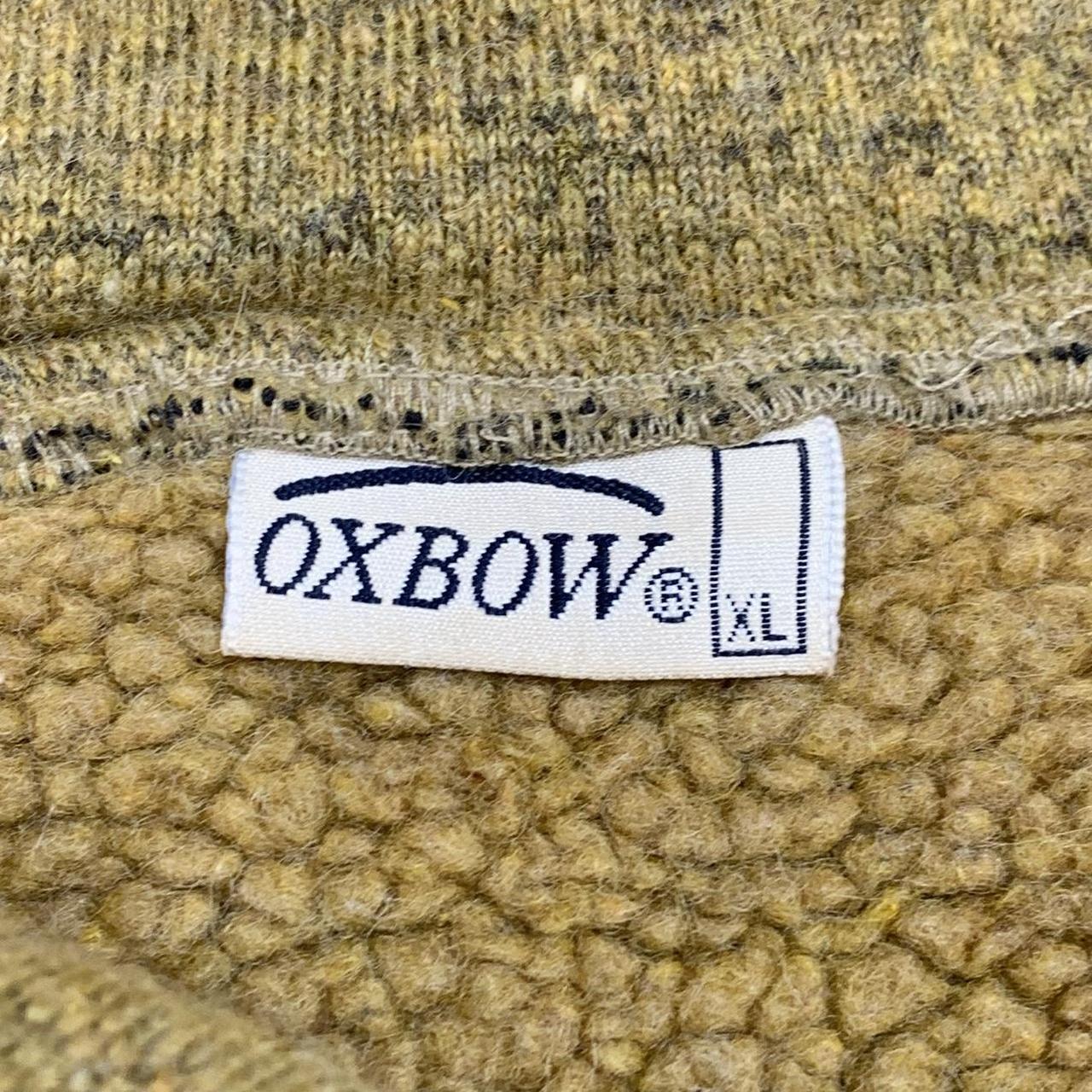Oxbow 90s asymmetrical zip yellow chunky knit jumper