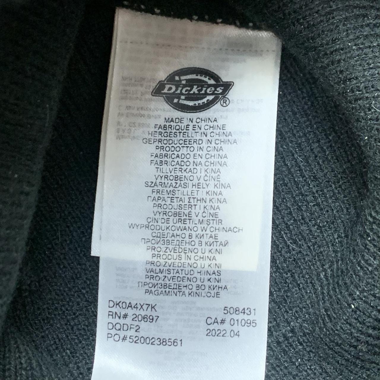 Dickies black logo beanie