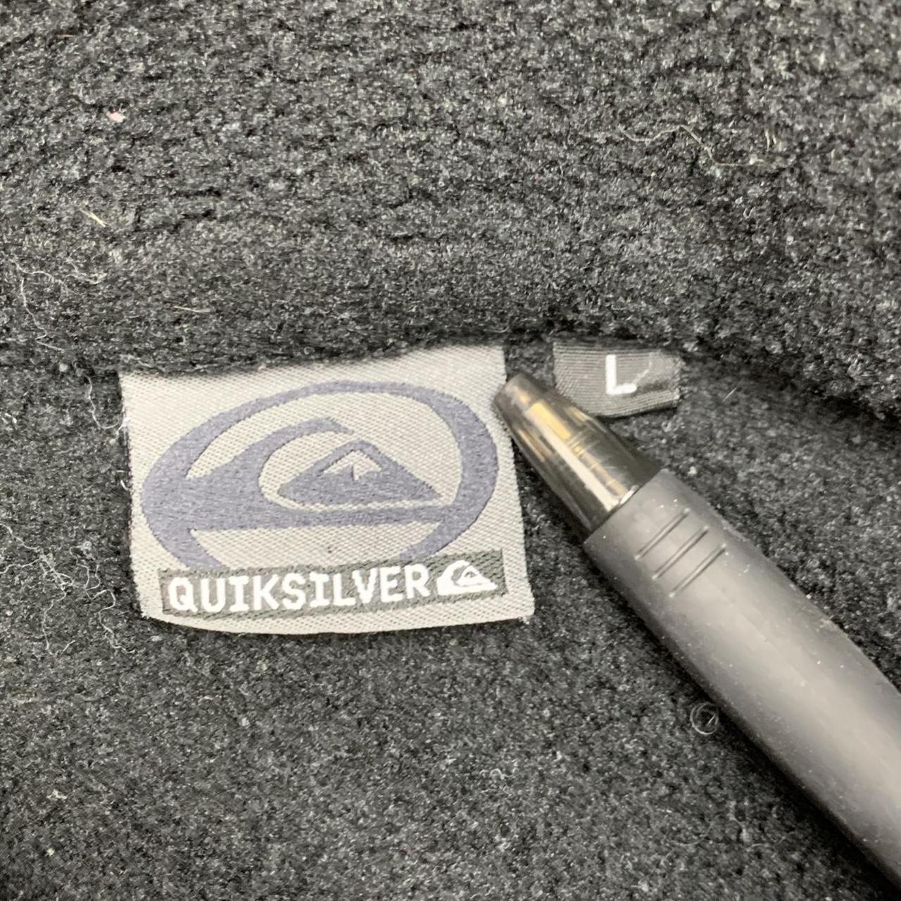 Quiksilver 90s black fleece sweater