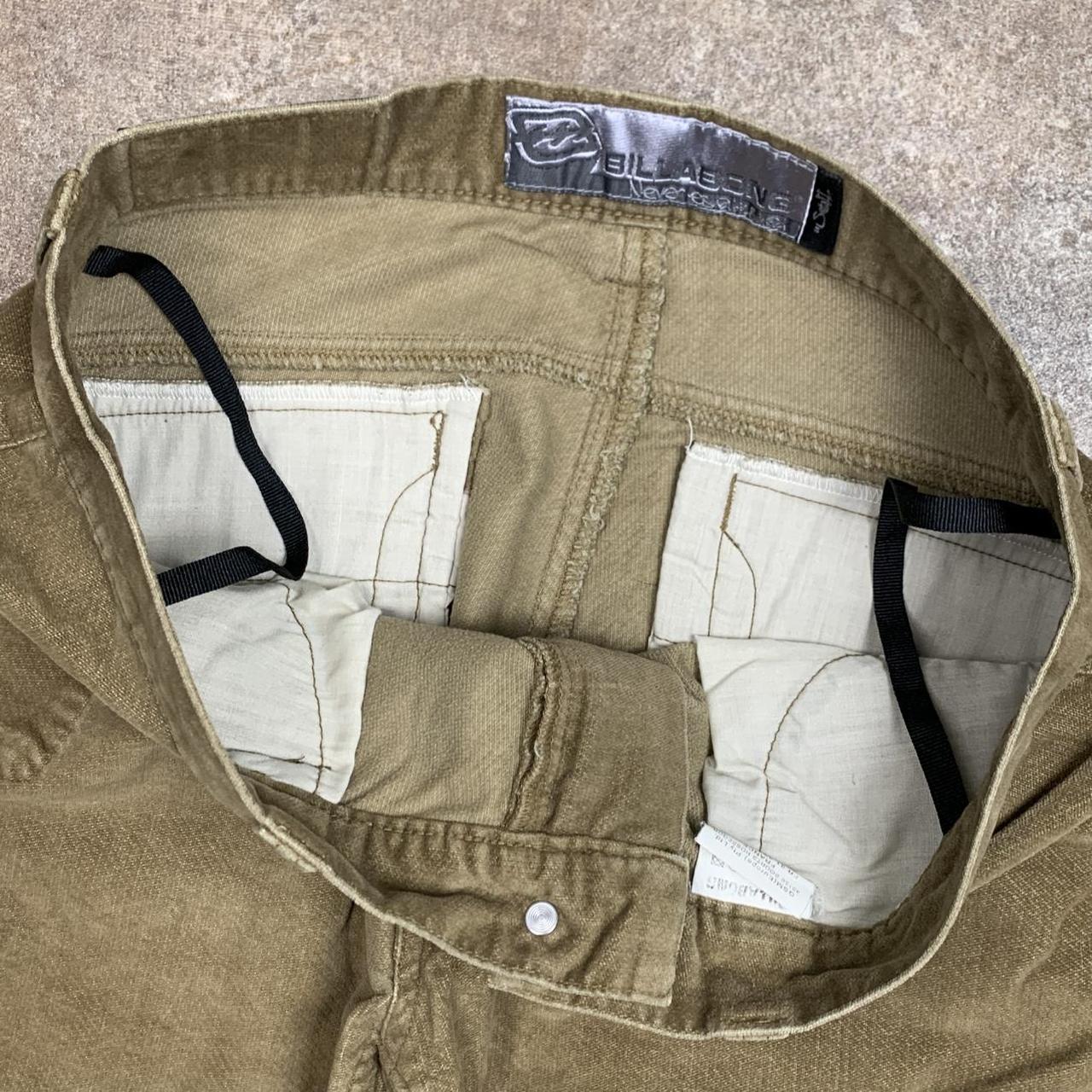 Billabong 00s baggy brown beige brushed jeans